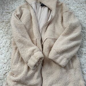 Buffalo David Bitton Cream Teddy Jacket